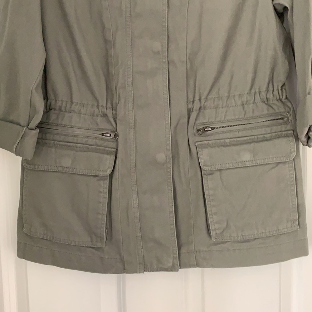 Gap Factory Olive Utility Jacket - image 3